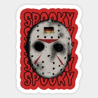 Spooky Mask Sticker